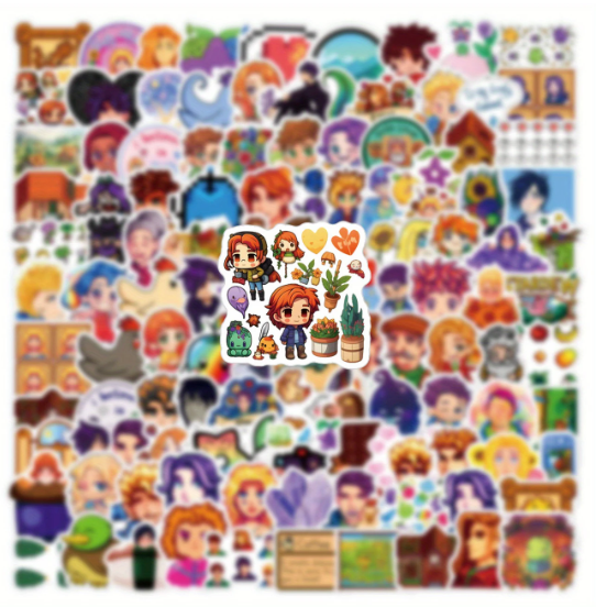 Stardew Valley Stickers - Pixel Farming Game Blind Pack of 10