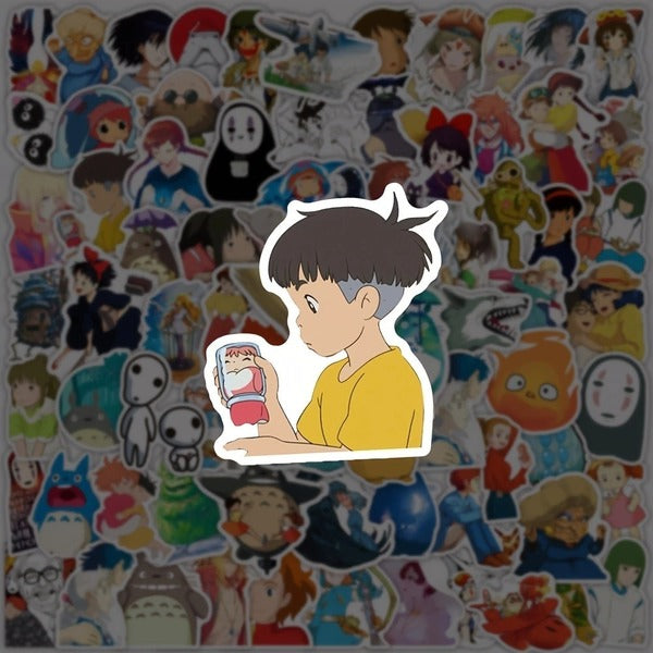Studio Ghibli Themed Stickers - Anime Cartoon Blind Pack of 5