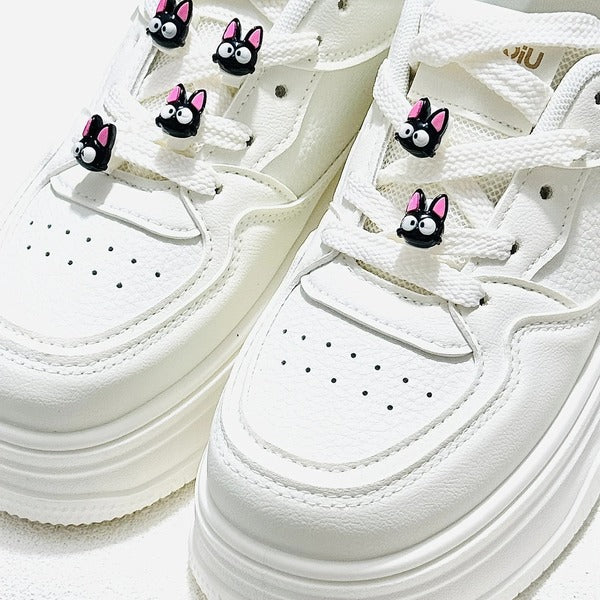 Studio Ghibli Jiji Cat Shoelace Charms - Kiki's Delivery Service Set
