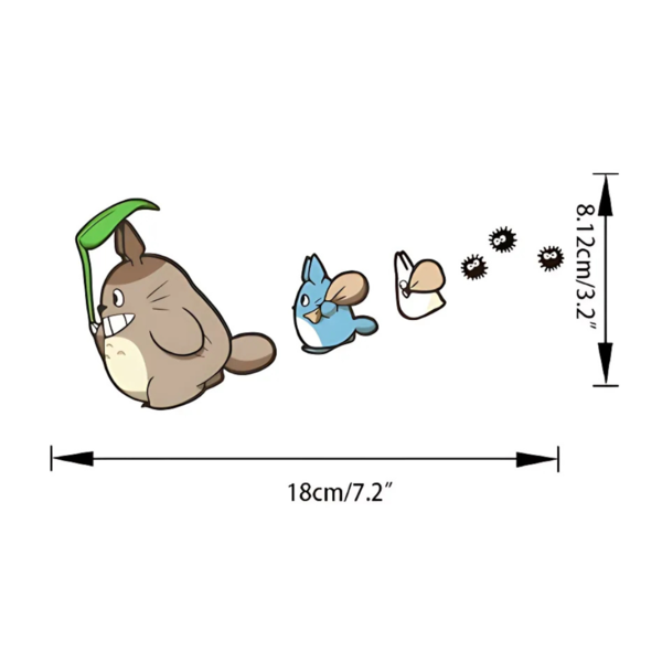Studio Ghibli Totoro Car Decal - Anime Car Styling Sticker