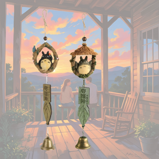 Studio Ghibli Totoro Wind Chime - Resin Forest Spirit Bell