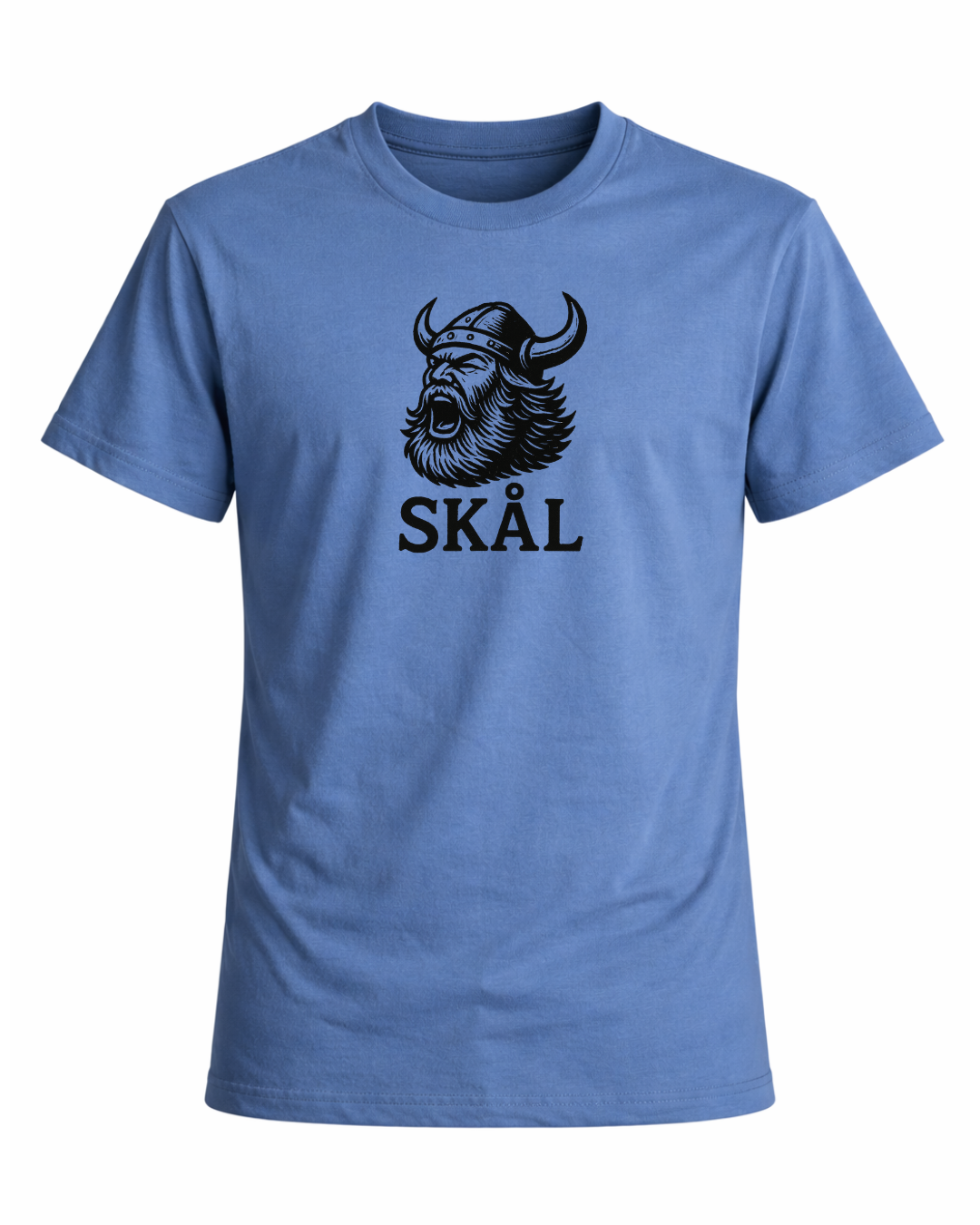 Hand-Printed Viking “SKÅL” T-Shirt
