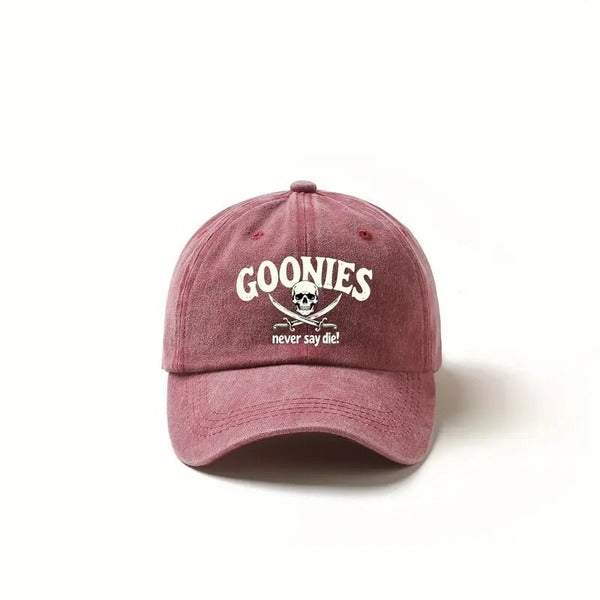 Vintage Goonies Cap - Never Say Die Skull Logo Baseball Hat