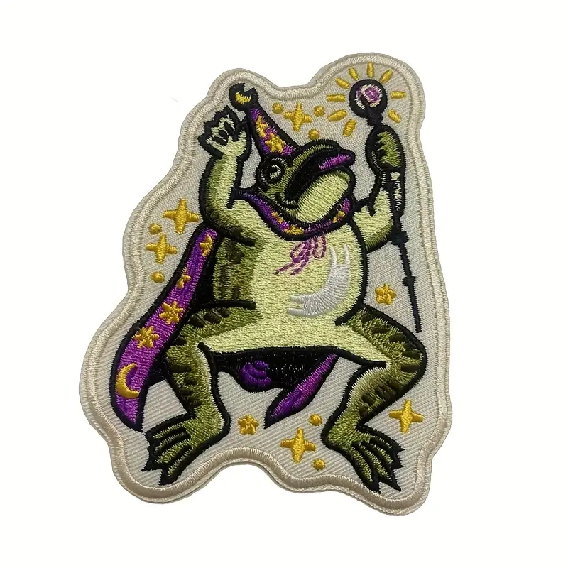 Magic Creature Patches - Witch Cat Lavender Toad Wizard